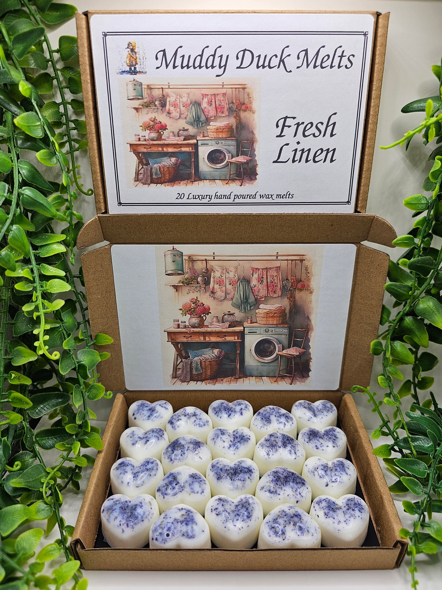 20 Fresh Linen wax melts in gift box