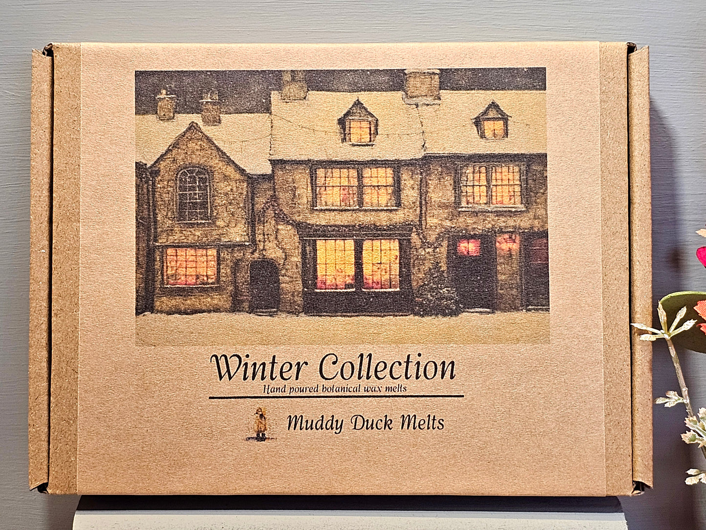 Winter Collection of 20 heart wax melts in gift box