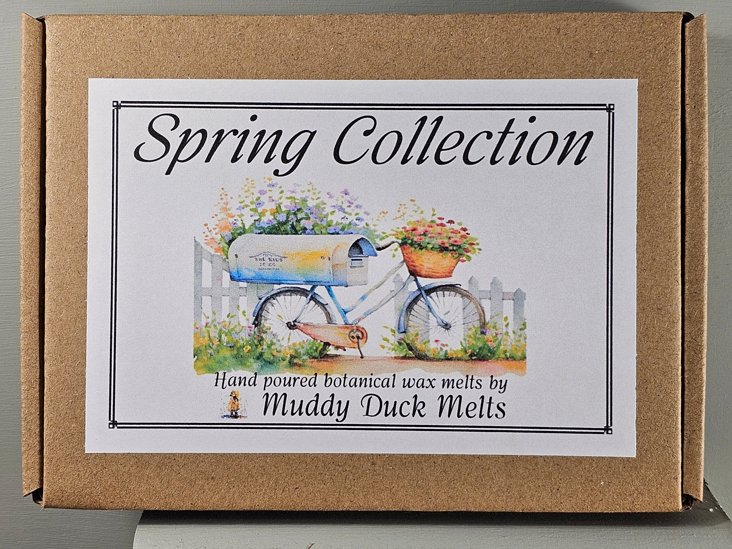 Spring Collection of 20 heart wax melts in gift box