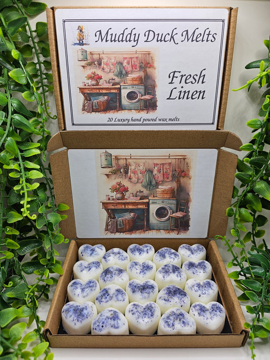 20 Fresh Linen wax melts in gift box
